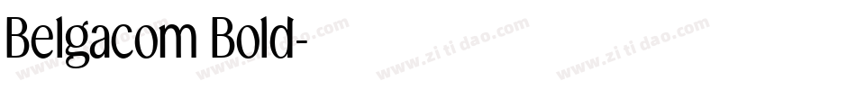 Belgacom Bold字体转换
